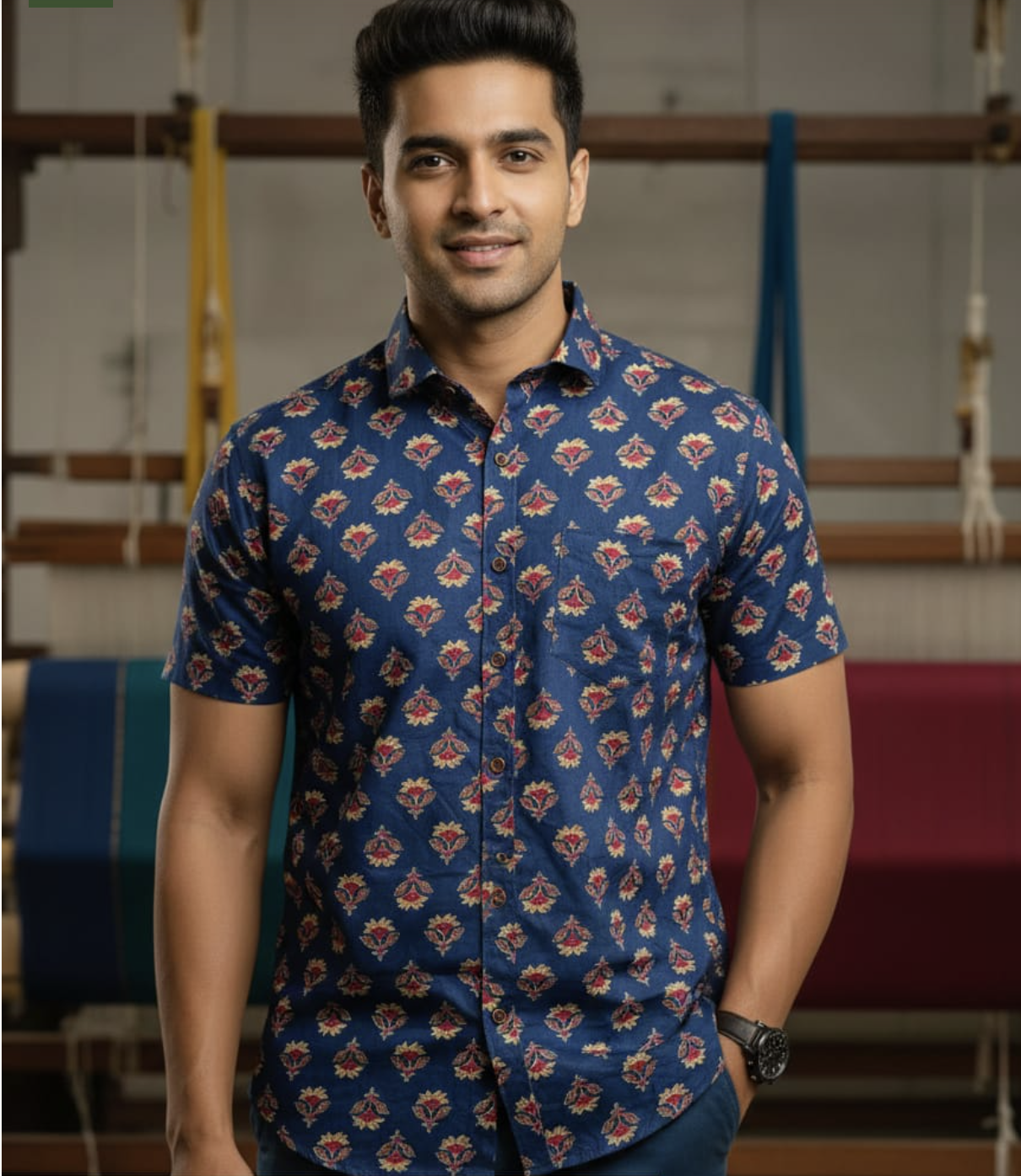 Sanganeri Printed Shirt